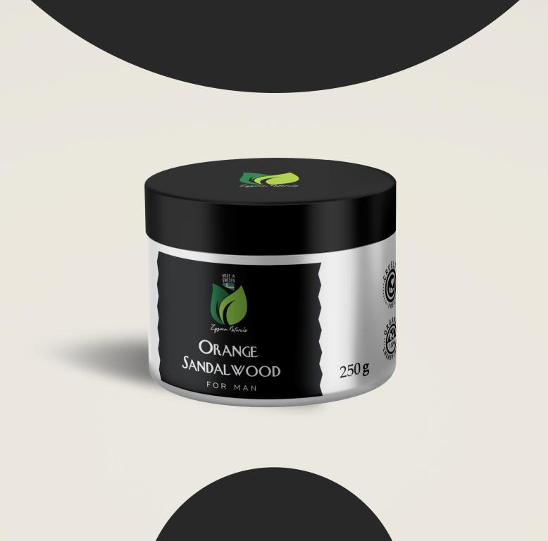 Orange/sandalwood (MEN) - Organic Moisturising Cream 250g