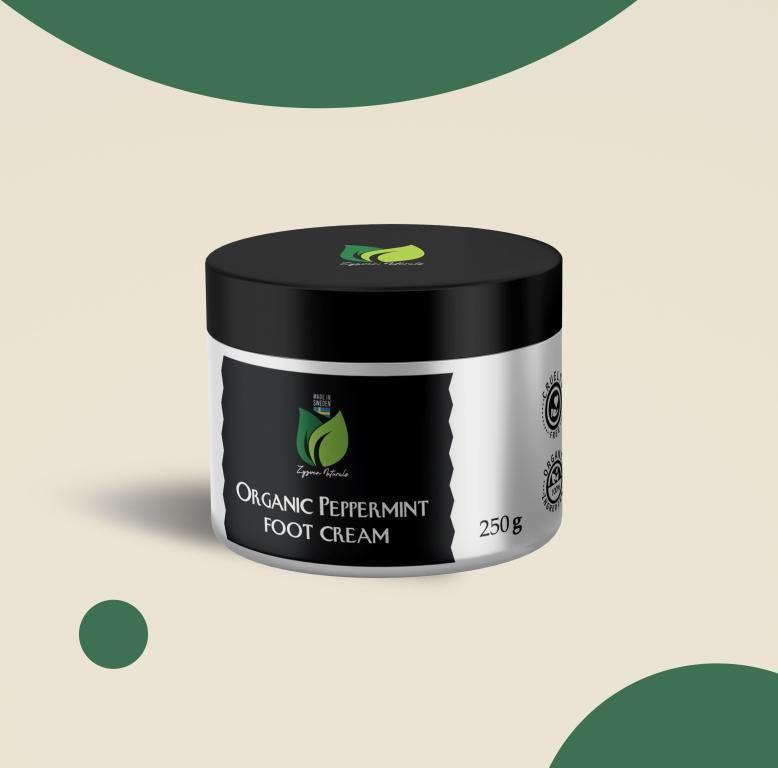 Organic Peppermint Foot Cream 250g